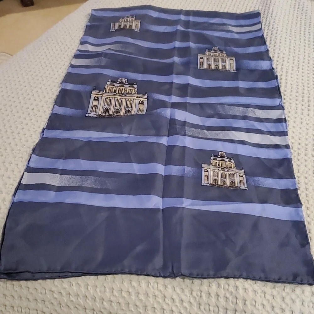 Beautiful 100% Silk Oblong Scarf (48)